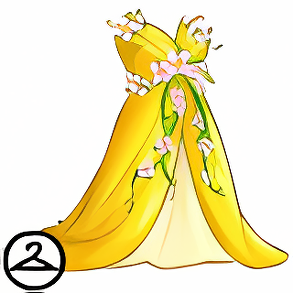Dyeworks Yellow: Flowing Floral Dress