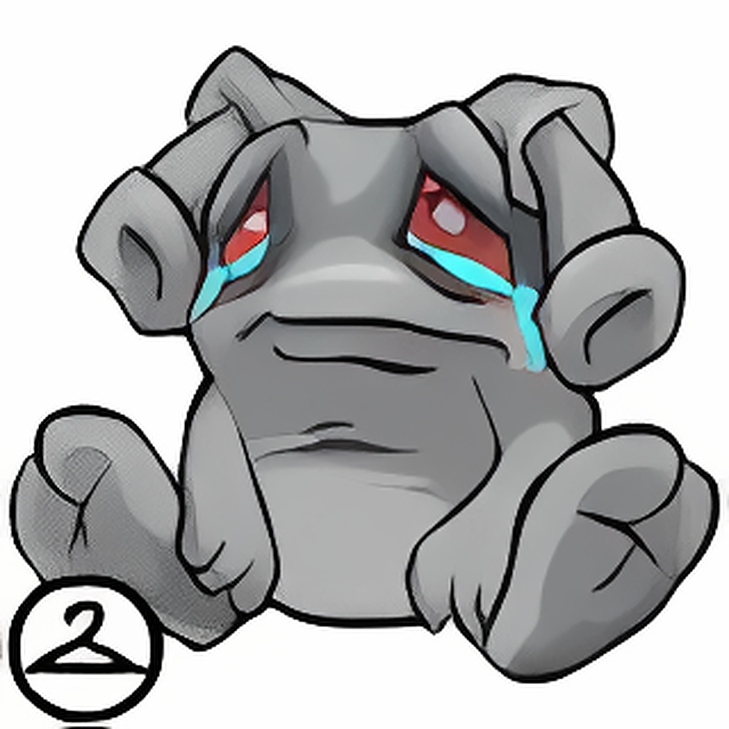 Somber Grey Grundo