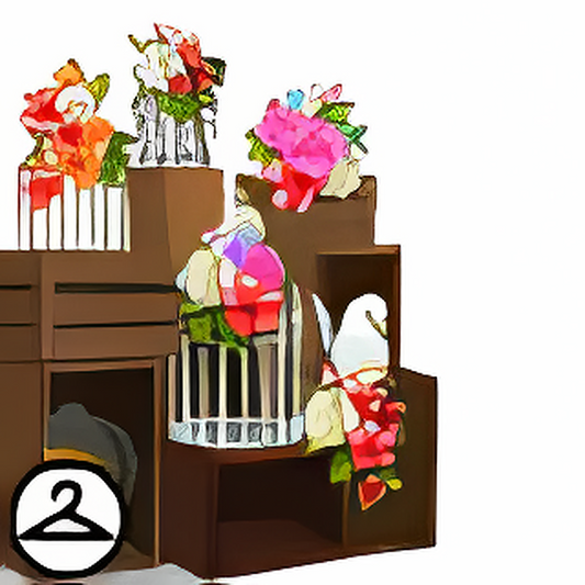 Floral Birdhouse Corner
