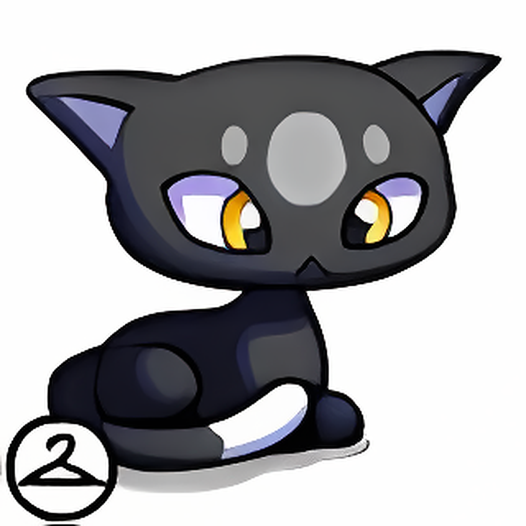 Black Kadoatie Petpet Foreground