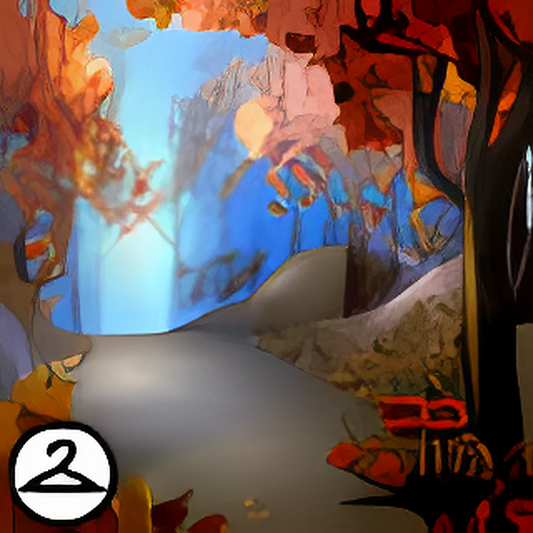 Autumn Forest Clearing Background