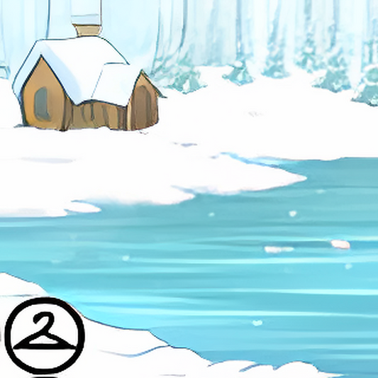 Frozen Pond Background