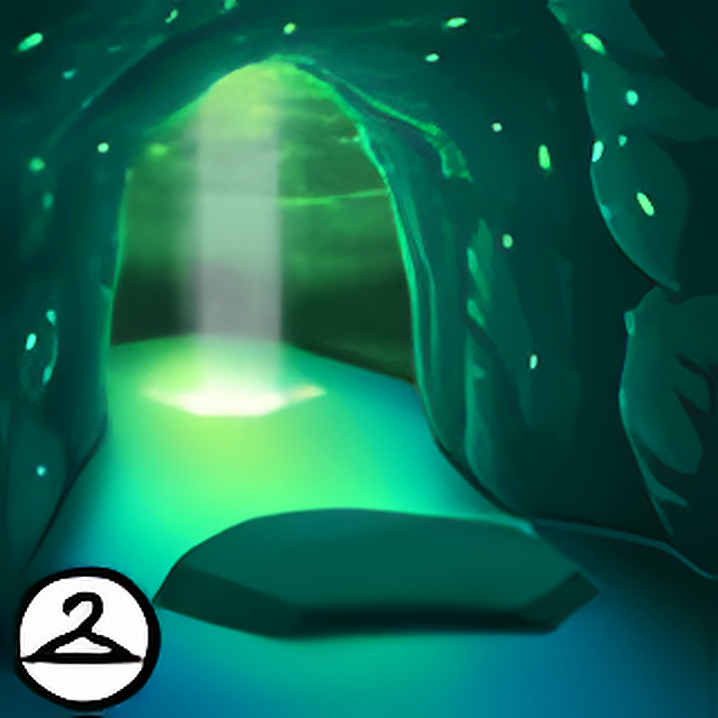 Cave & Waterfall Background