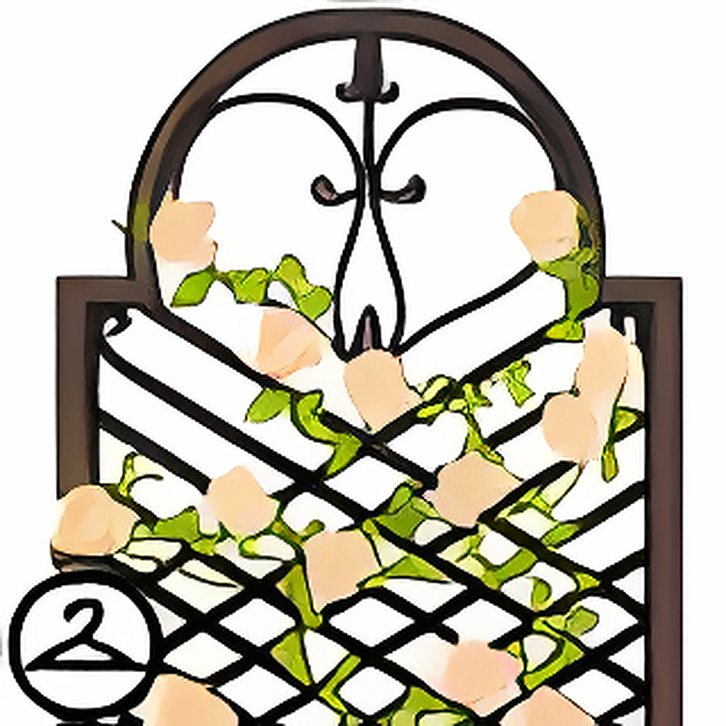 White Rose Trellis