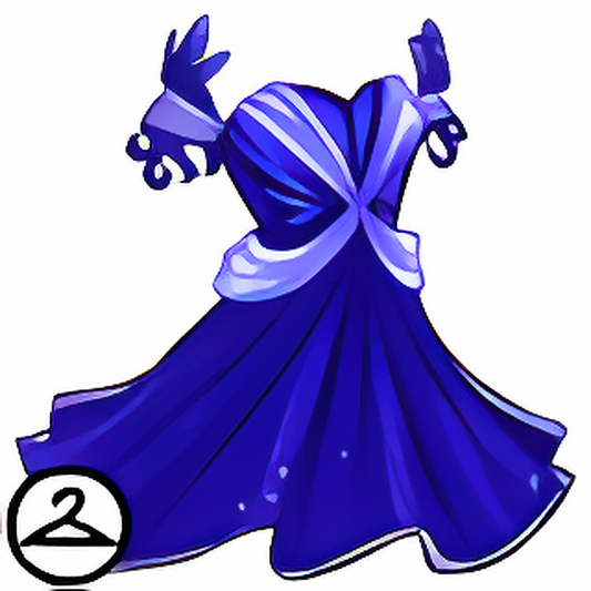 Dyeworks Blue: Dark Mystical Gown