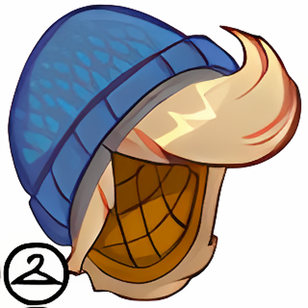 Blue Beanie Bob Wig