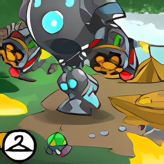 Robot Destruction Background