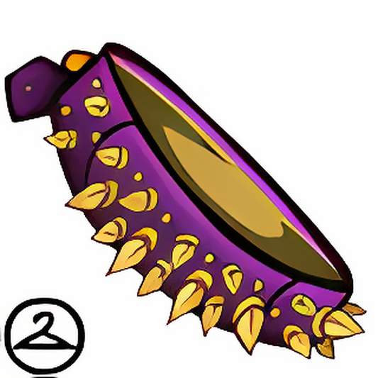 Dyeworks Purple: Mutant Spiked Collar