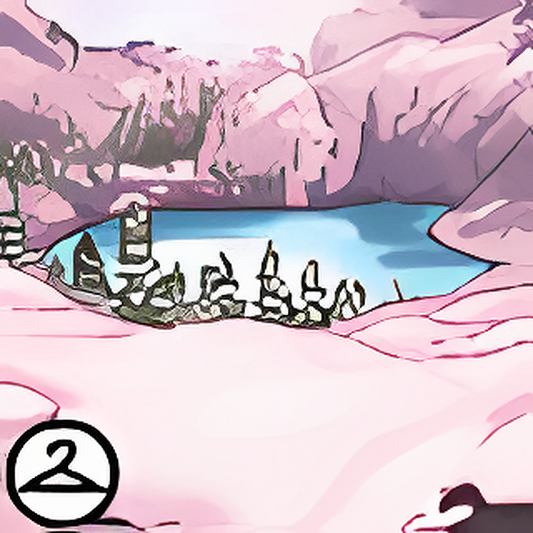Dyeworks Pink: Winter Dream Background