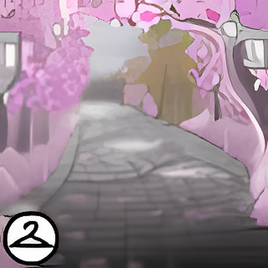 Dyeworks Grey: Cherry Blossom Season Background