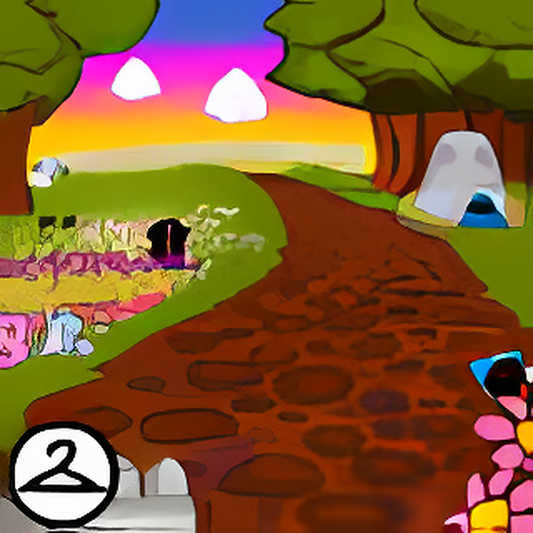 Sunset Petpet Garden Background