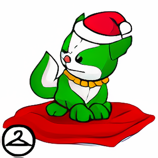 Christmas Doglefox Plushie