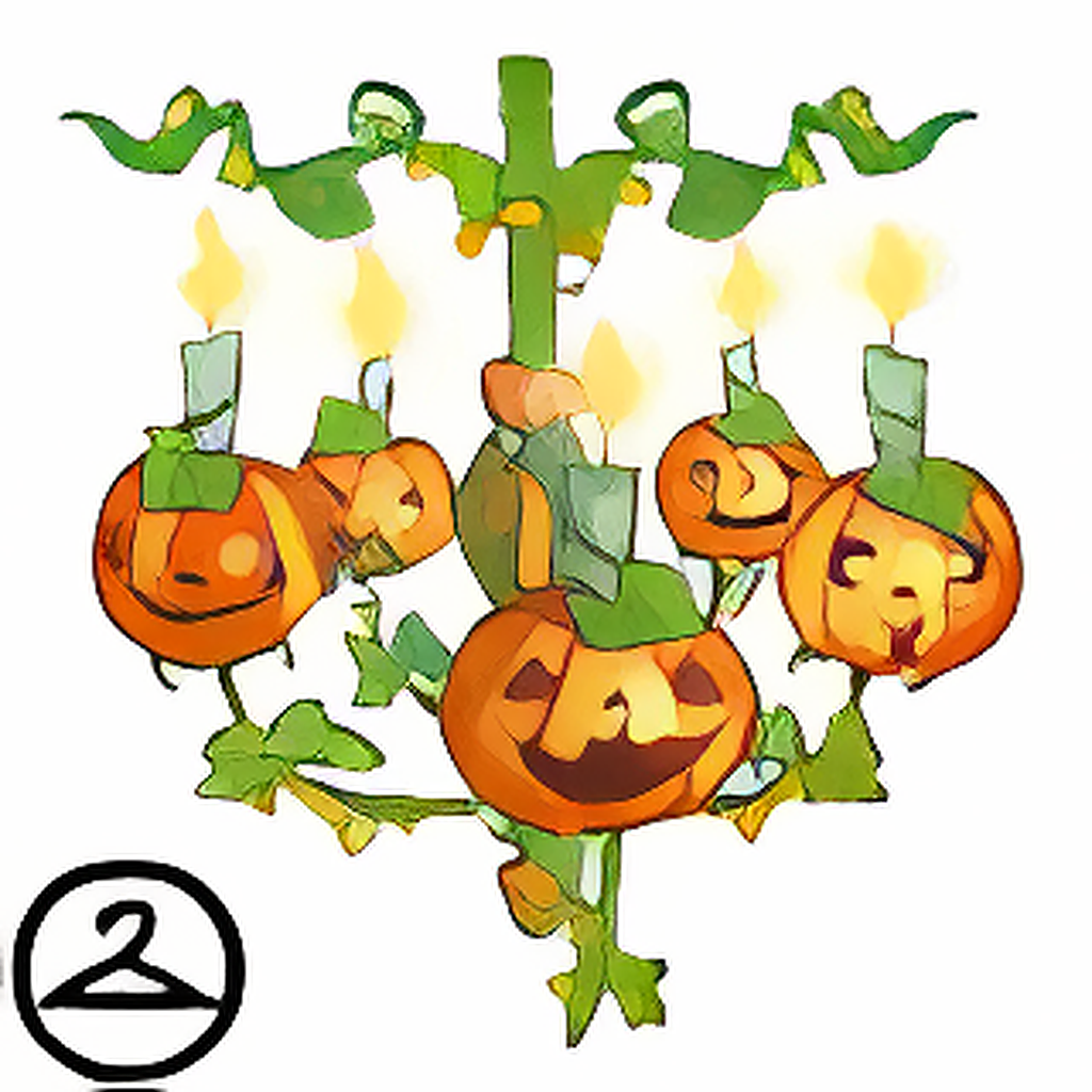 Jack-O-Lantern Chandelier