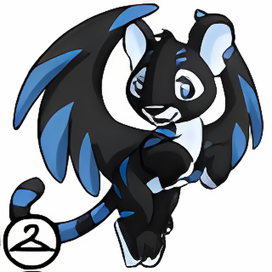 Prismatic Dark: Nostalgic Faerie Kougra