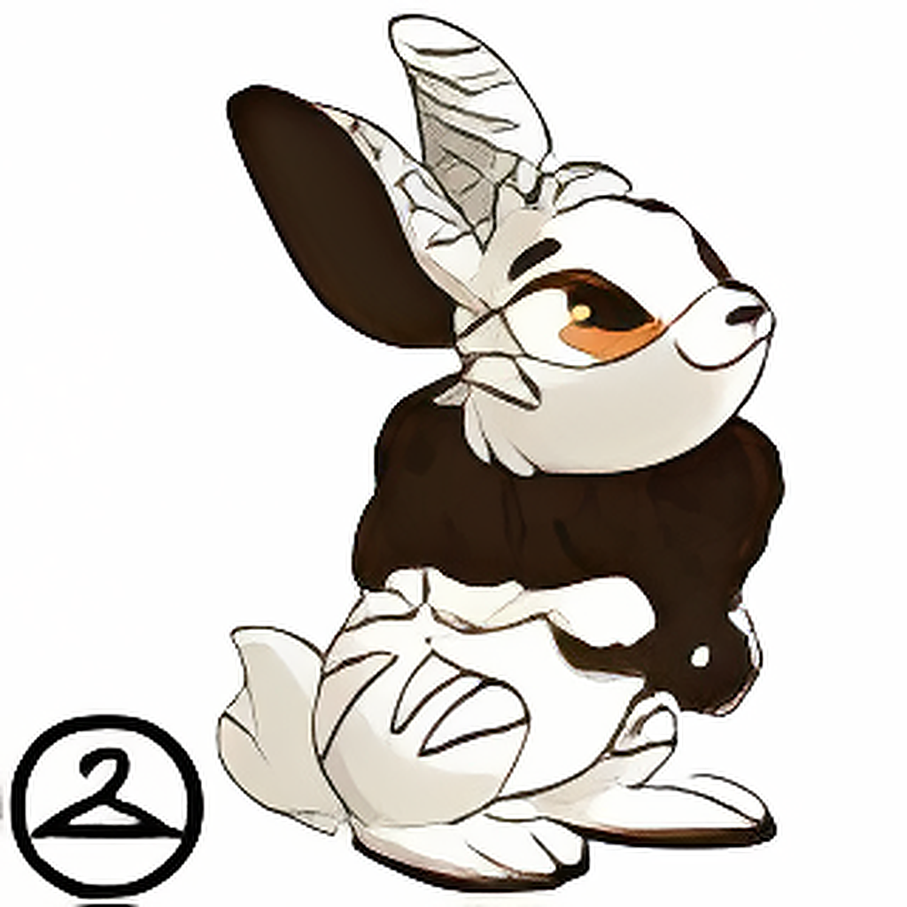 Prismatic Cookies & Cream: Delightful Chocolate Cybunny