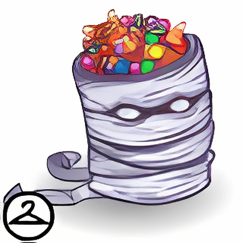 Mummy Candy Holder