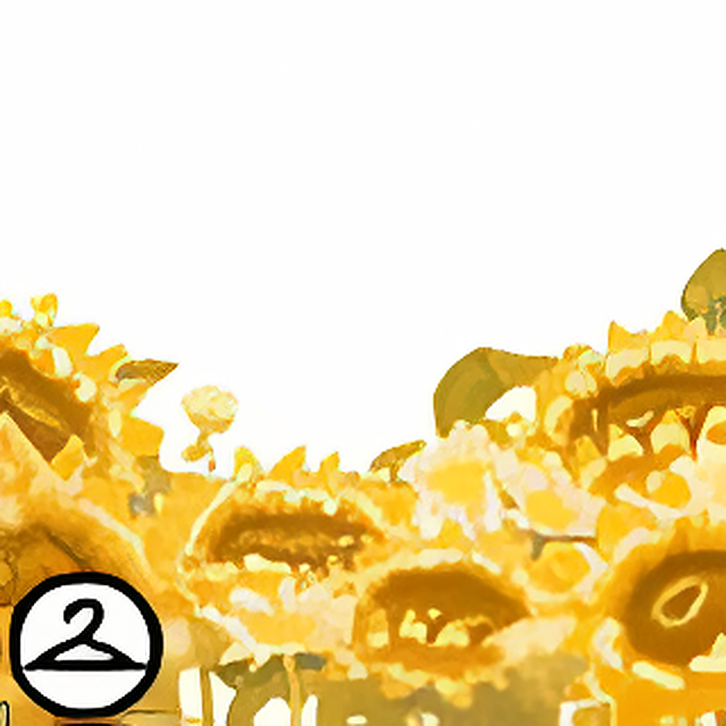 Standout Golden Sunflowers Trinket
