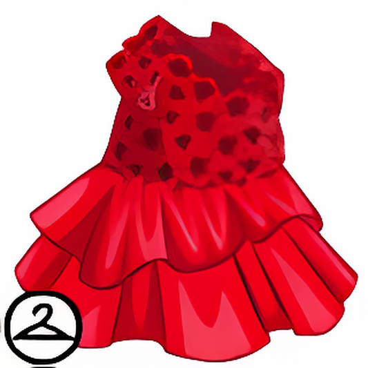 Blooming Red Dress