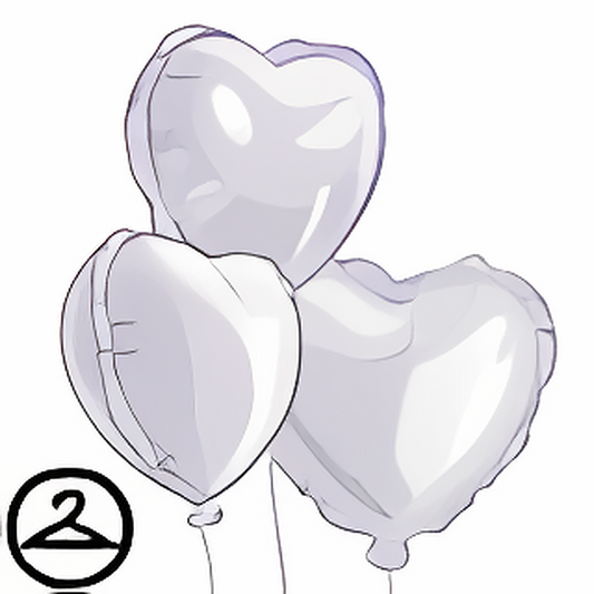 Dyeworks White: Gothic Valentine Balloons