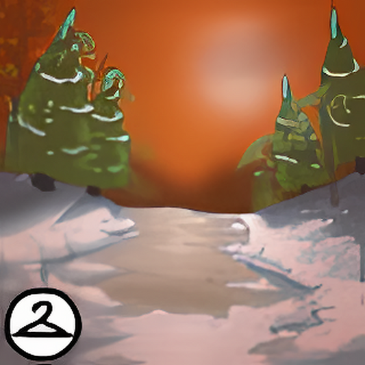 Dyeworks Orange: Cold Winter Night Background