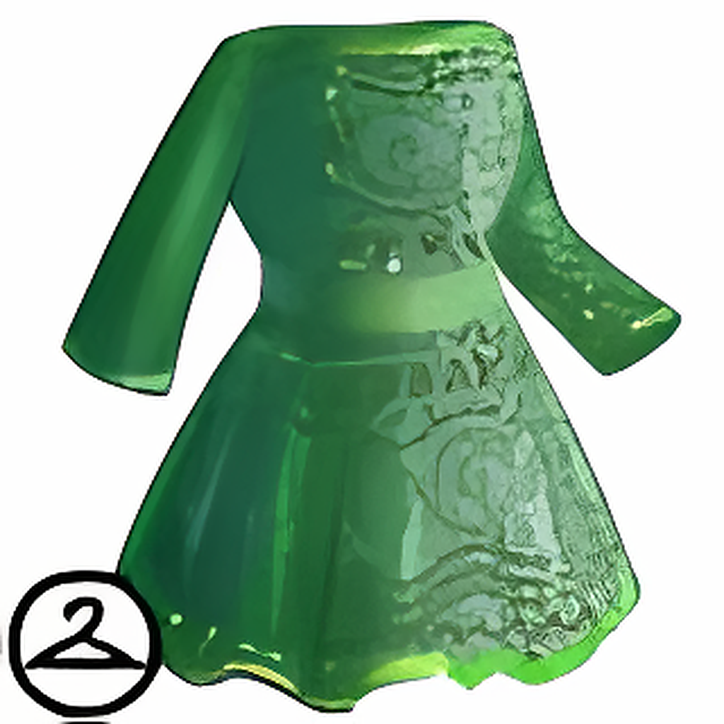 Glittering Green Dress