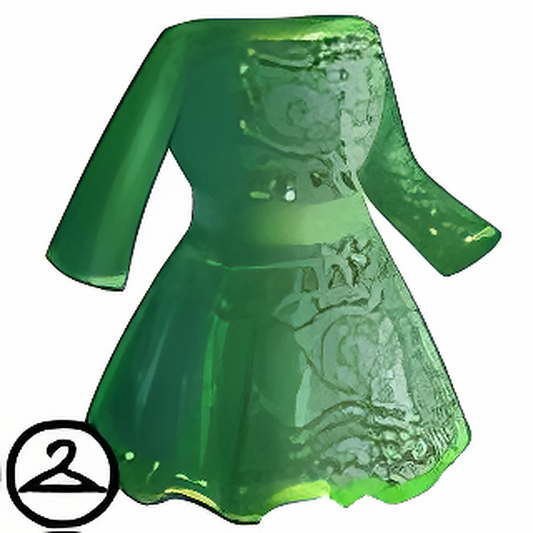 Glittering Green Dress