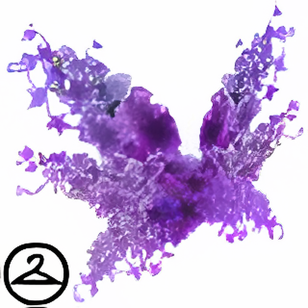 Purple Flowering Vine Wings