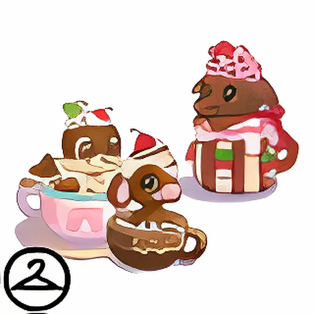 Chocolate Babies Mug Cake Foreground