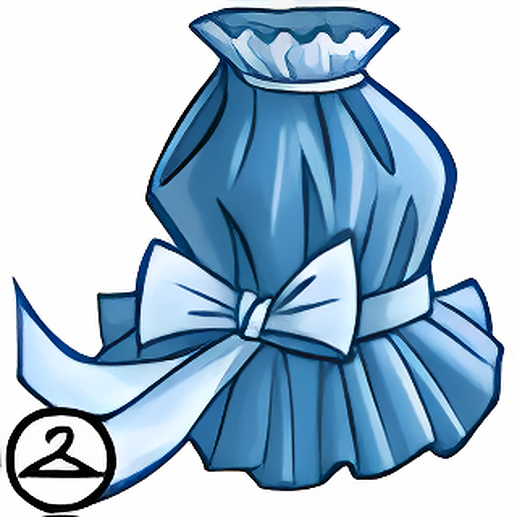 Ruffled Blue Shirt