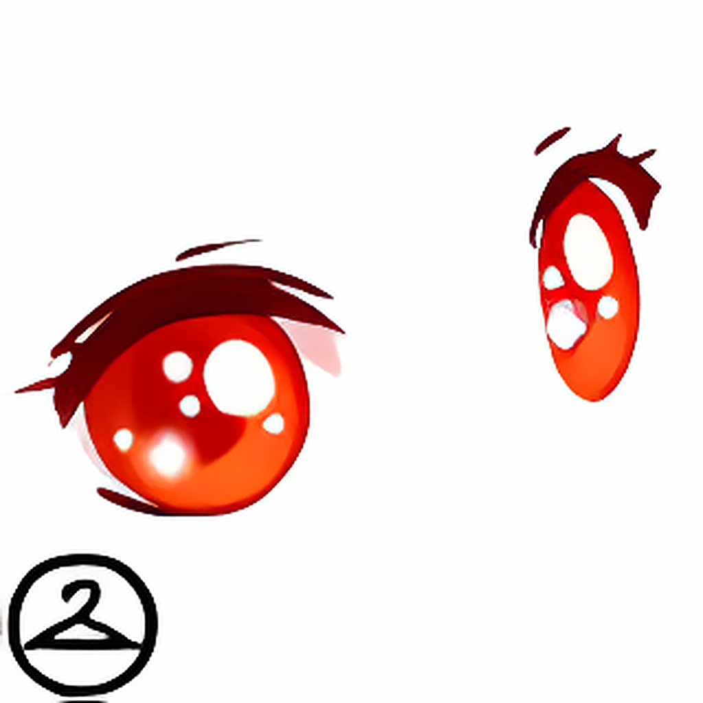 Essential Red Glitter Contacts