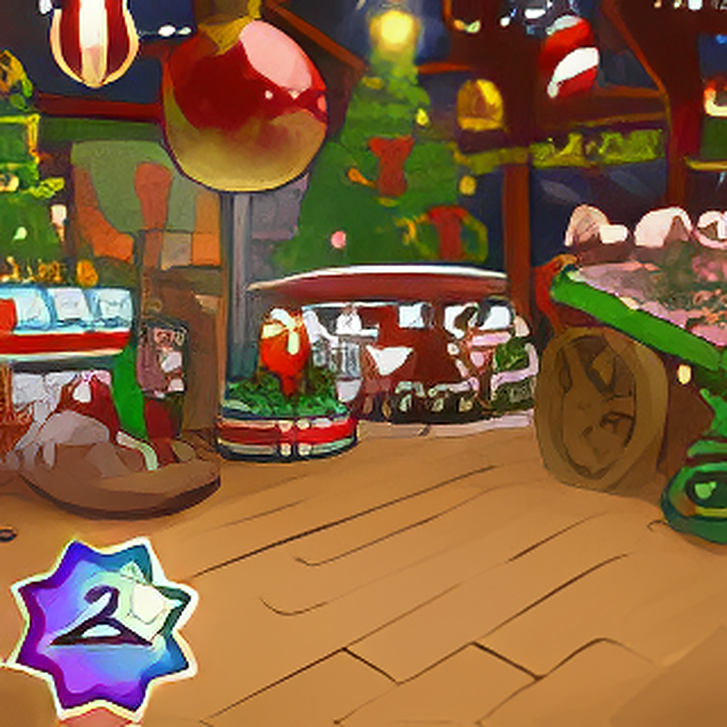 Cheerful Holiday Shopping Background