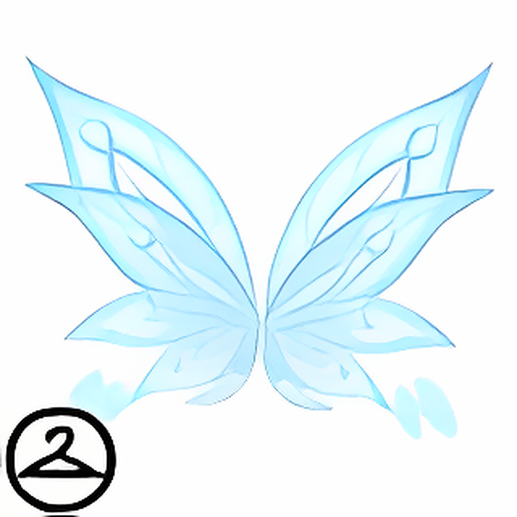 Winter Whimsical Faerie Wings