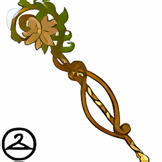 Dyeworks Gold: Winter Poinsettia Staff