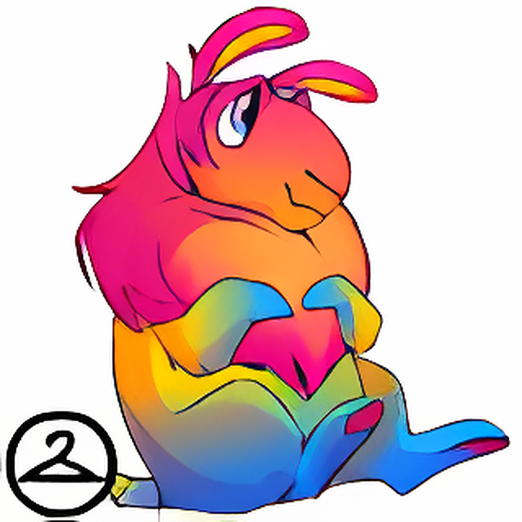 Prismatic Pansexual: Adoring Rainbow Gnorbu