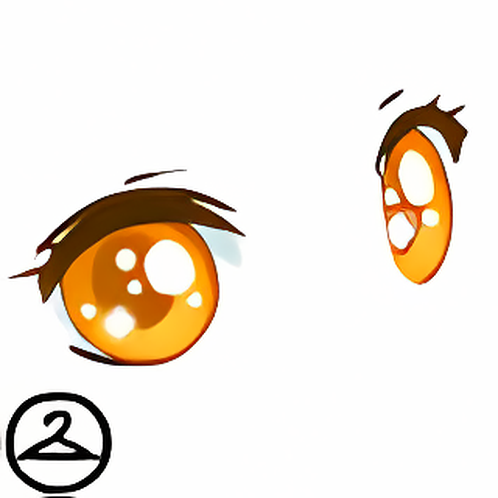 Essential Orange Glitter Contacts