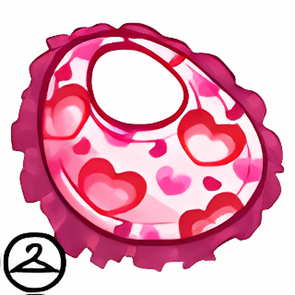 Baby Valentine Bib