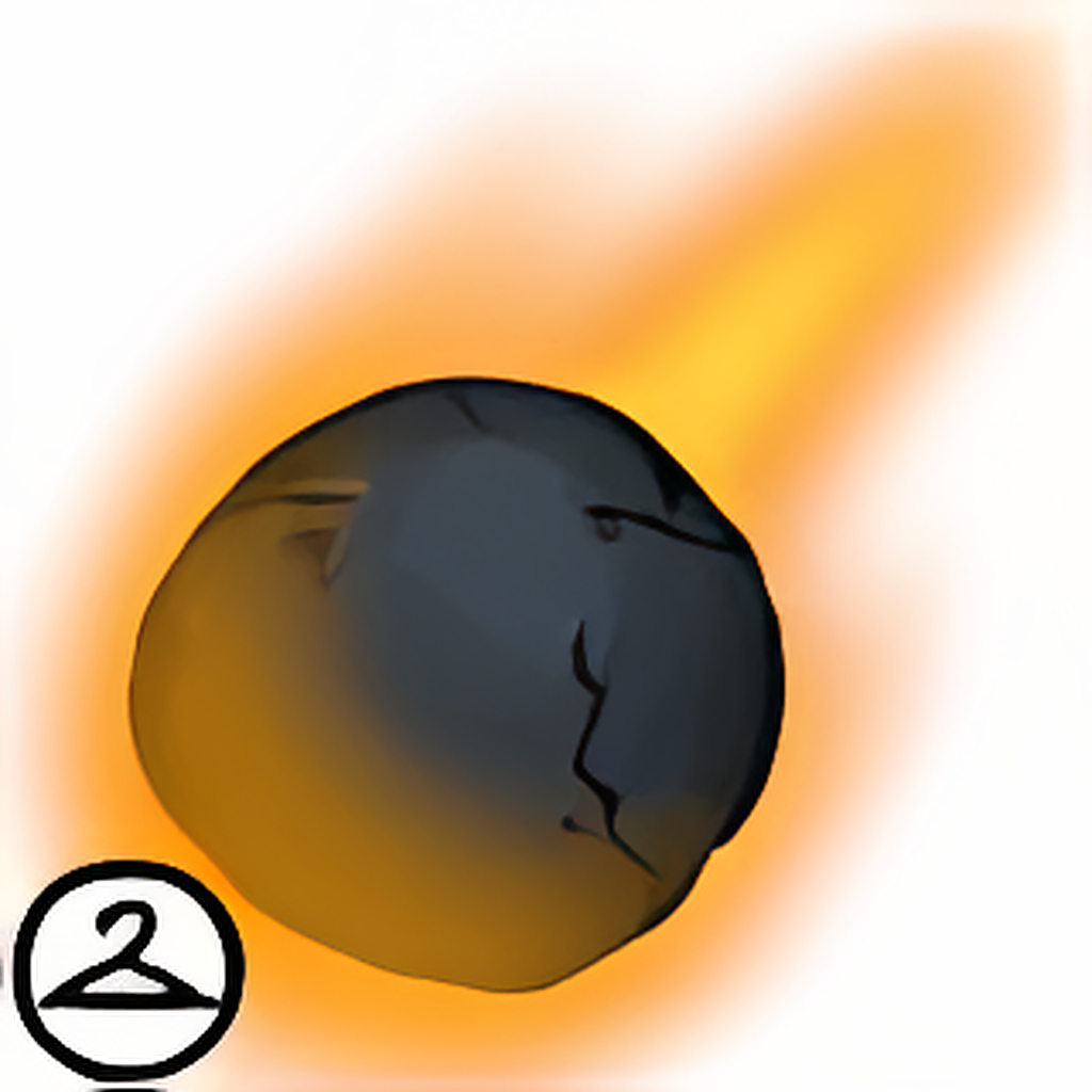 Crash-Landed Meteorite