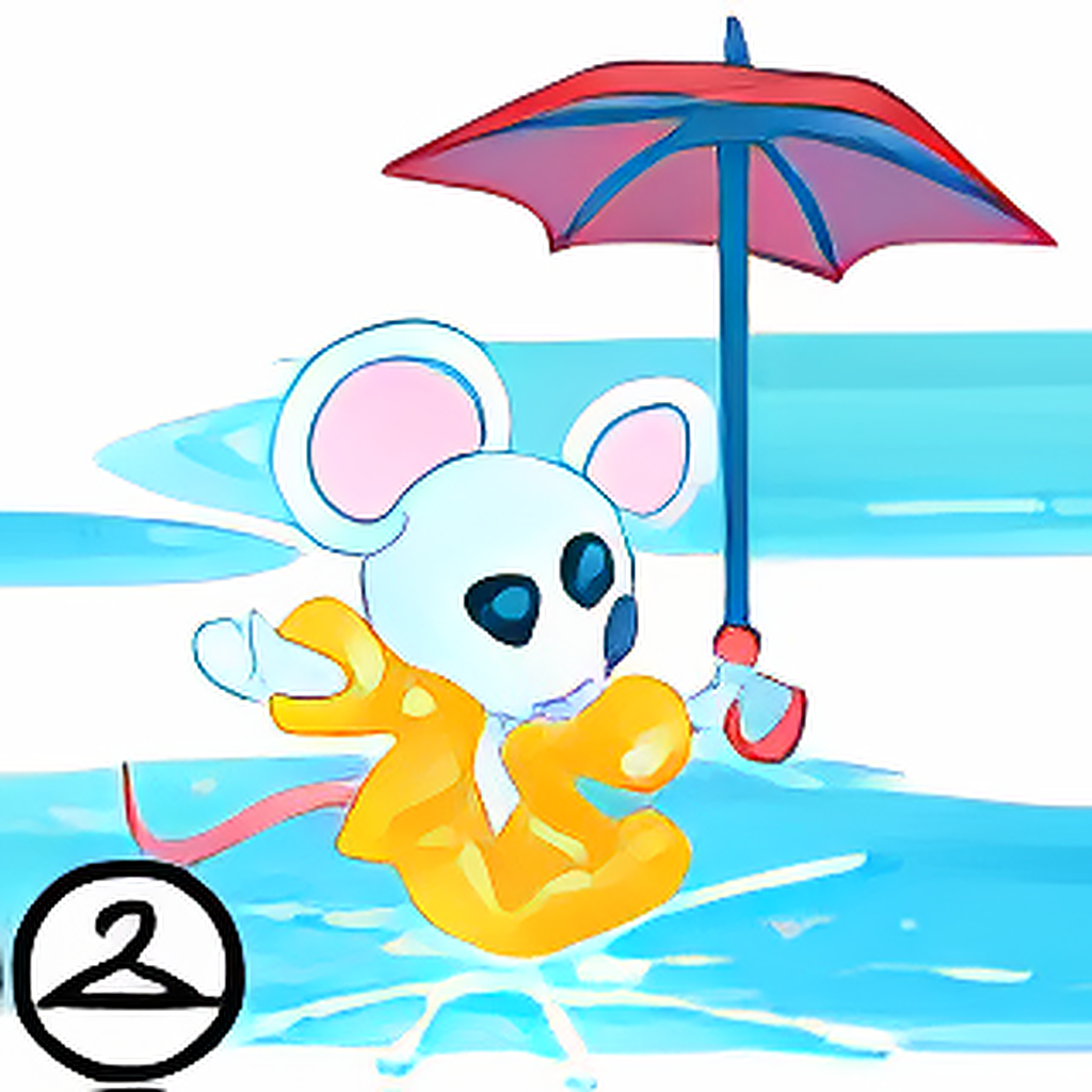Splashing in Puddles with Psimouse Petpet Trinket
