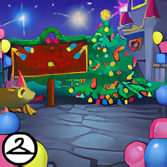 New Years at Meridell Background