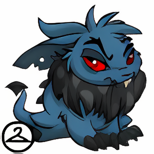 Prismatic Cobalt: Nostalgic Darigan Cybunny