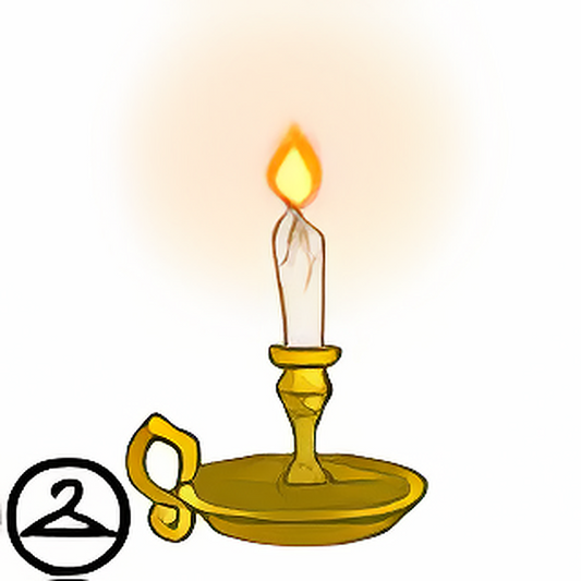 Dyeworks Gold: Glowing Handheld Candle