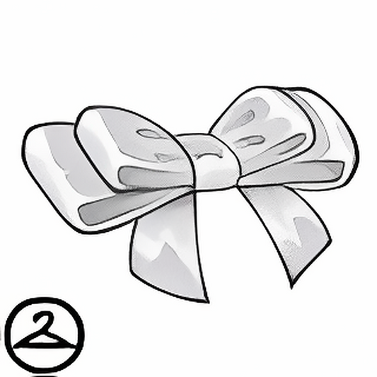 Dyeworks White: Mutant Pink Hair Bow