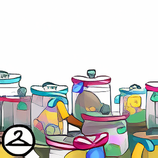 Jars of Easter Goodies Foreground