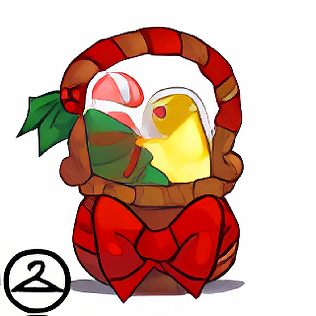 Basket of Holiday Biscuits