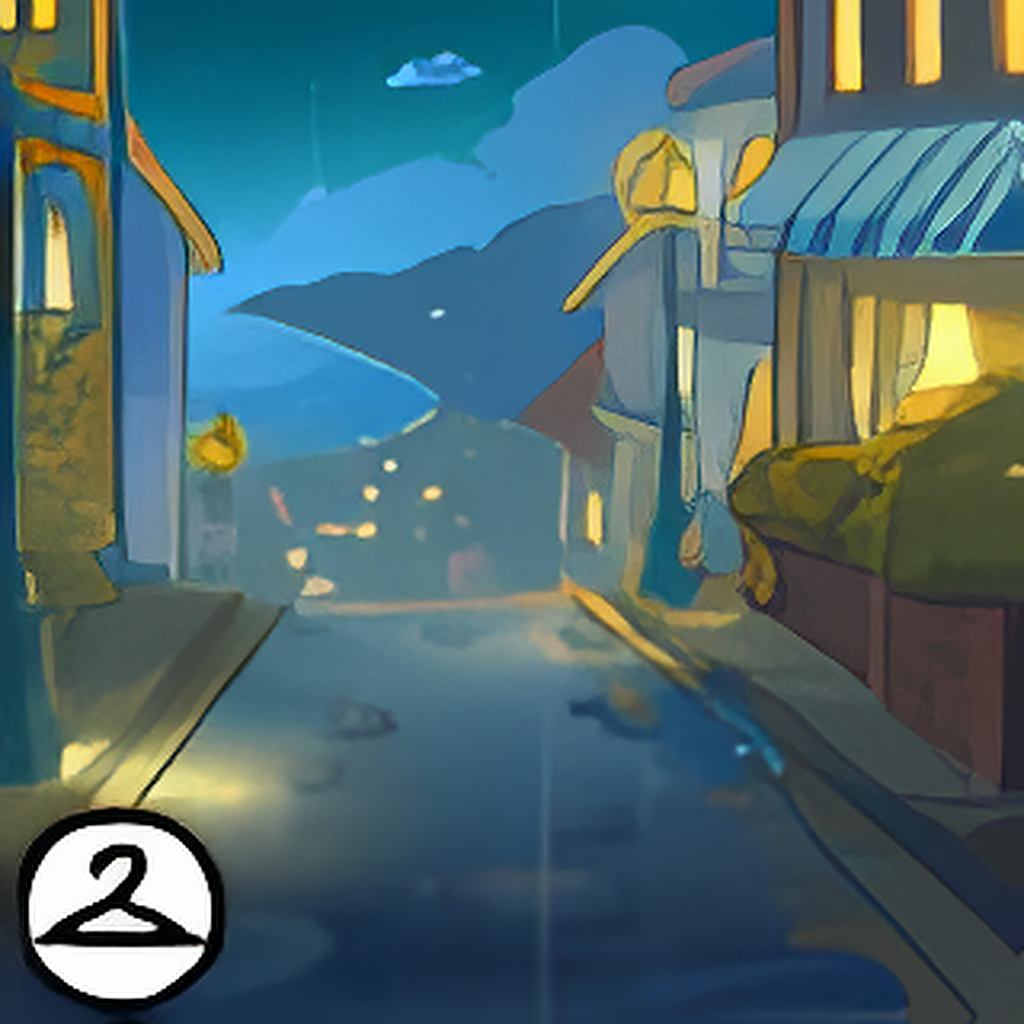 Rainy Night Background