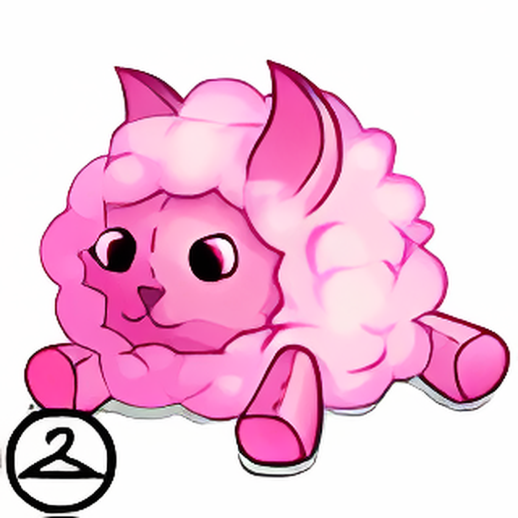 Dyeworks Pink: Baby Babaa Plushie