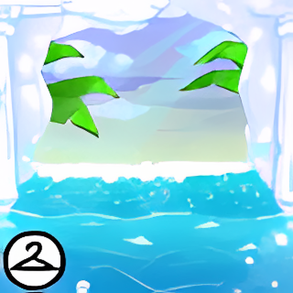 Oceanic White Cave Background