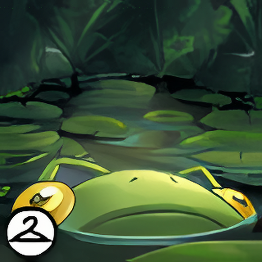 Standing on an Overgrown Greeble Petpet Background