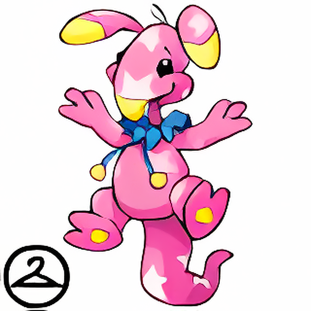 Prismatic Pink: Celebratory Anniversary Blumaroo