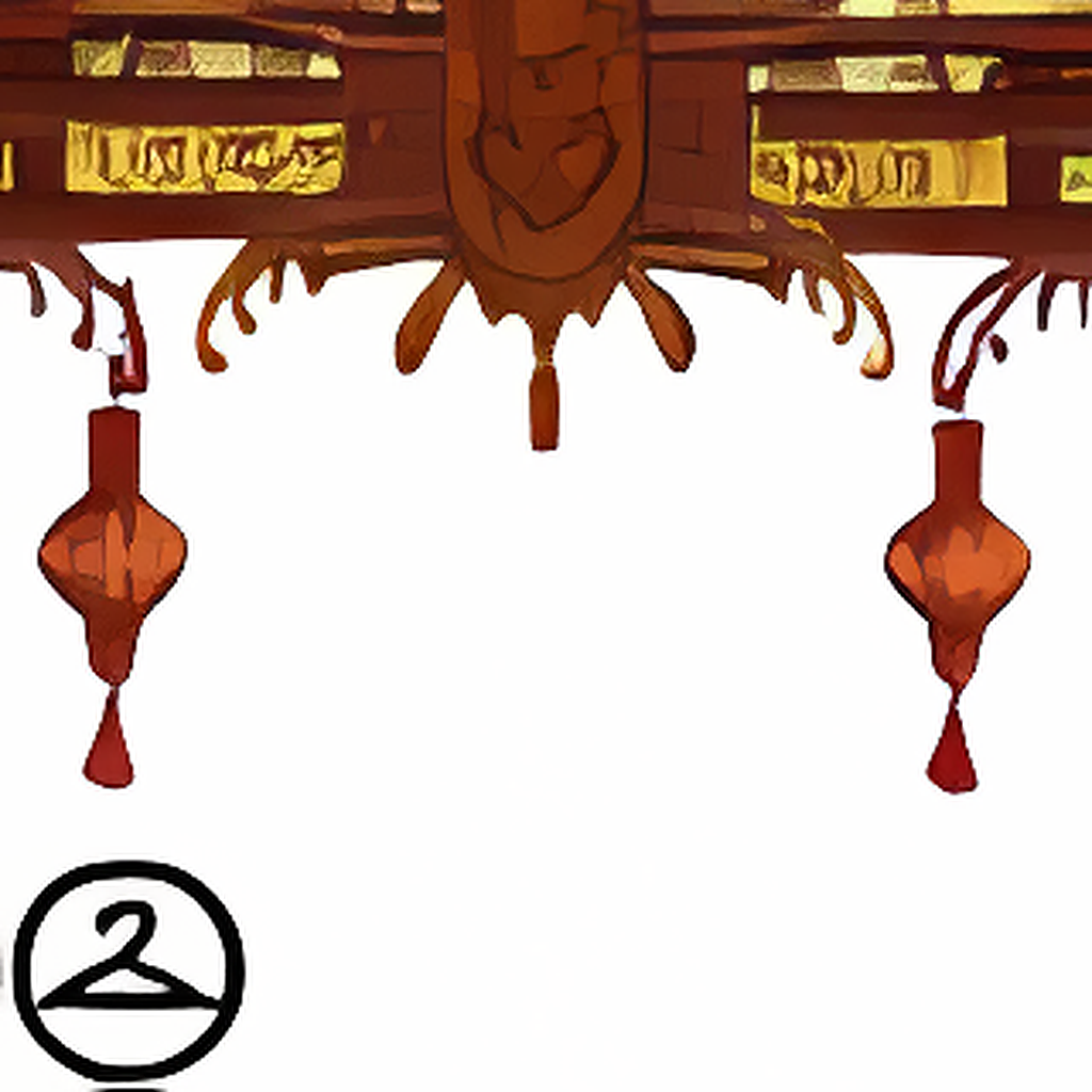 Dyeworks Red: Shenkuu Entrance Garland